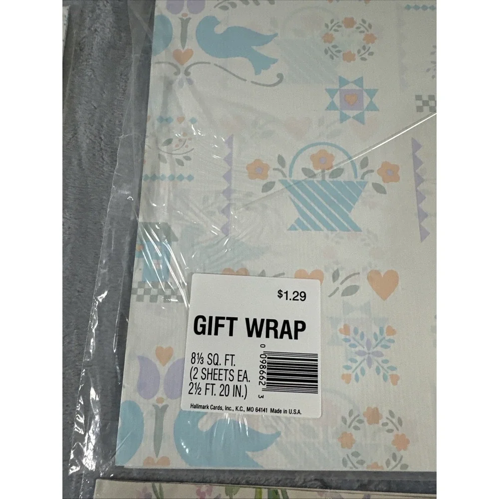 Vintage gift wrapping paper‎ LOT of 11